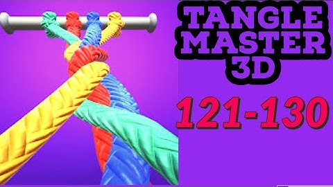 TANGLE MASTER 3D 121 130 easy gameplay solution android ios