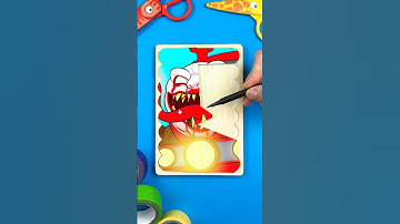 Solving Paper Craft Puzzle by Choo Choo Charles 🧩#choochoocharles #choochoo #papercraft #puzzle