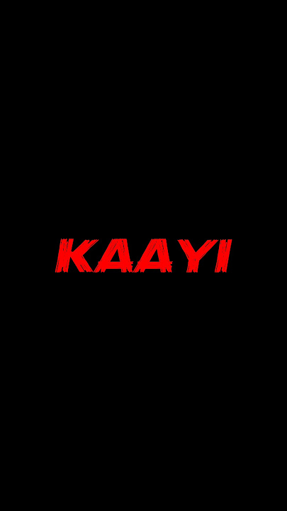 KAAYI ❤️‍🔥 BABY JEAN ❤️‍🔥 Lyrics ❤️‍🔥 Black screen video ❤️‍🔥 Pexel Creations...