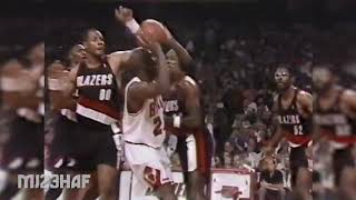 Michael Jordan Practiced Fadeaway Shots in the Finals (1992.06.05)