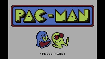 Atari 8-Bit Game Play, Pac-Man Arcade (Hack)