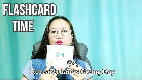 FLASHCARD Time: Learn Korean Words & Simple Sentences