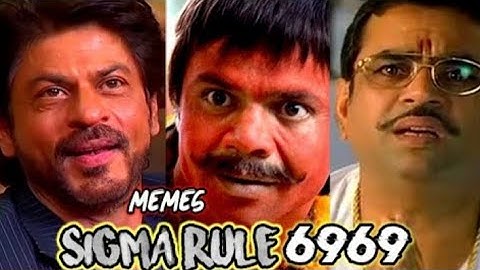 SIGMA RULE 6969 | Memes | DROPOUT HERE | Rajpal Yadav,Akshay kumar, Paresh rawal, Shahrukh Khan😆😆😆