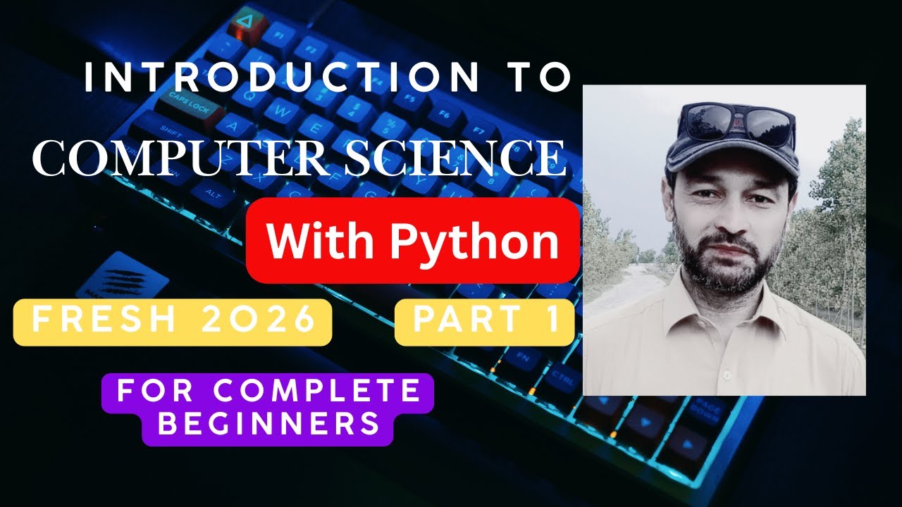 Introduction to computer science with python | Introduction to Coding for complete beginners