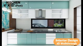 Kitchen Design | 8x12 feet #kitchendesign #interiordesign #kitchen #kitchendecor #kitchenutilities screenshot 3