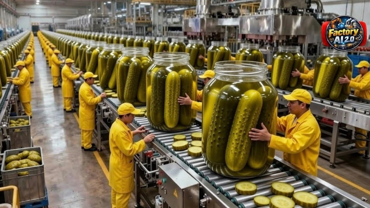 How Pickle is Made | How Cucumbers Become Pickles | inside Factory Full Journey 