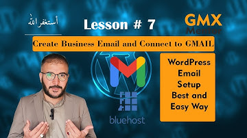 Create Business Email with Bluehost and Connect to GMAIL for FREE | WordPress Course | GMX Mentor