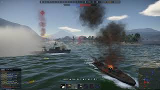 War Thunder - MPK pr.122A taking down ships and planes simultaneously