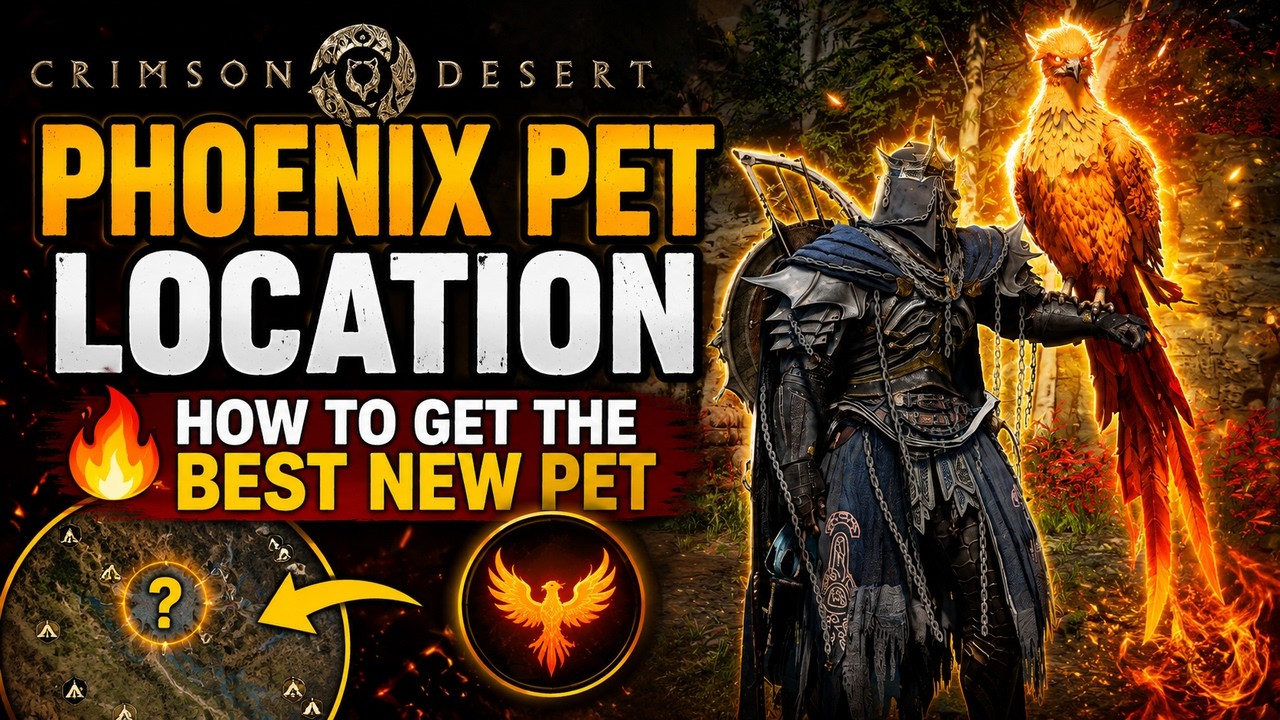 Crimson Desert – Phoenix Pet Location 🔥 How to Get the BEST New Pet ...
