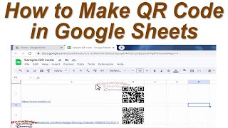 How to Make QR Code in Google Sheets ! How to Create QR Code in Google Sheets