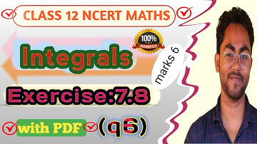 class 12 maths chapter 7.8 q6 | integration | definite integral as limit of sum #integrals