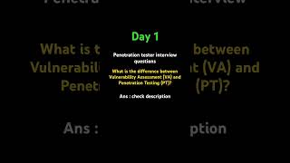 Penetration tester interview questions #cybersecurity