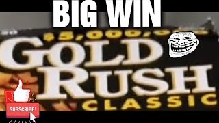 Celebrity BIG 20x WIN ON GOLD RUSH CLASSIC SCRATCH OFF LOTTERY TICKET #shorts Profile