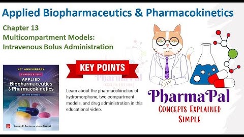 Chapter 13 Multicompartment Models Intravenous Bolus Administration