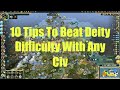 Civ 5 - 10 Tips To Beat Deity Difficulty With Any Civ (Quick Speed) - Explaining My Key Strategies