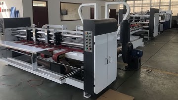 JIALONG Full Automatic Carton Box Folder Gluer Machine