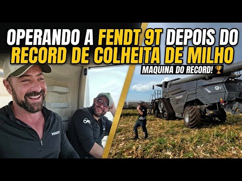 I HAD THE PLEASURE OF HARVESTING WITH THE MACHINE THAT SET THE CORN HARVEST RECORD
