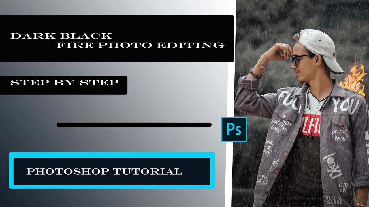 how to edit MOODY dark fire photo editing tutorial - edit like pranav pg step by