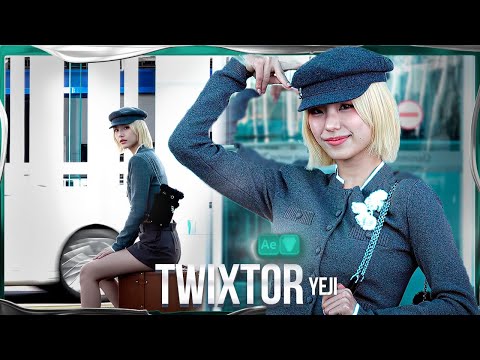 TWIXTOR CLIPS 4K ITZY YEJI AIRPORT