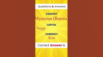 Country Quiz With Answers #shorts #gkquiz