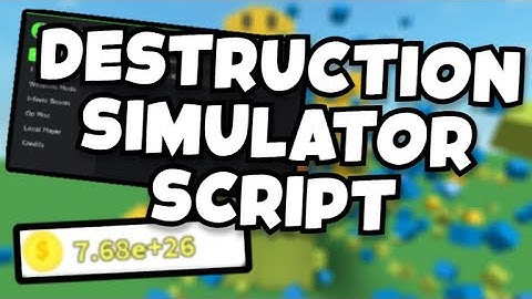 Roblox 💥 Destruction Simulator Script | 999B Coins | MORE!