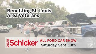 2025 Schicker All Ford Car Show - Sept 13th at Schicker Ford of Union Schicker Ford Union Mo