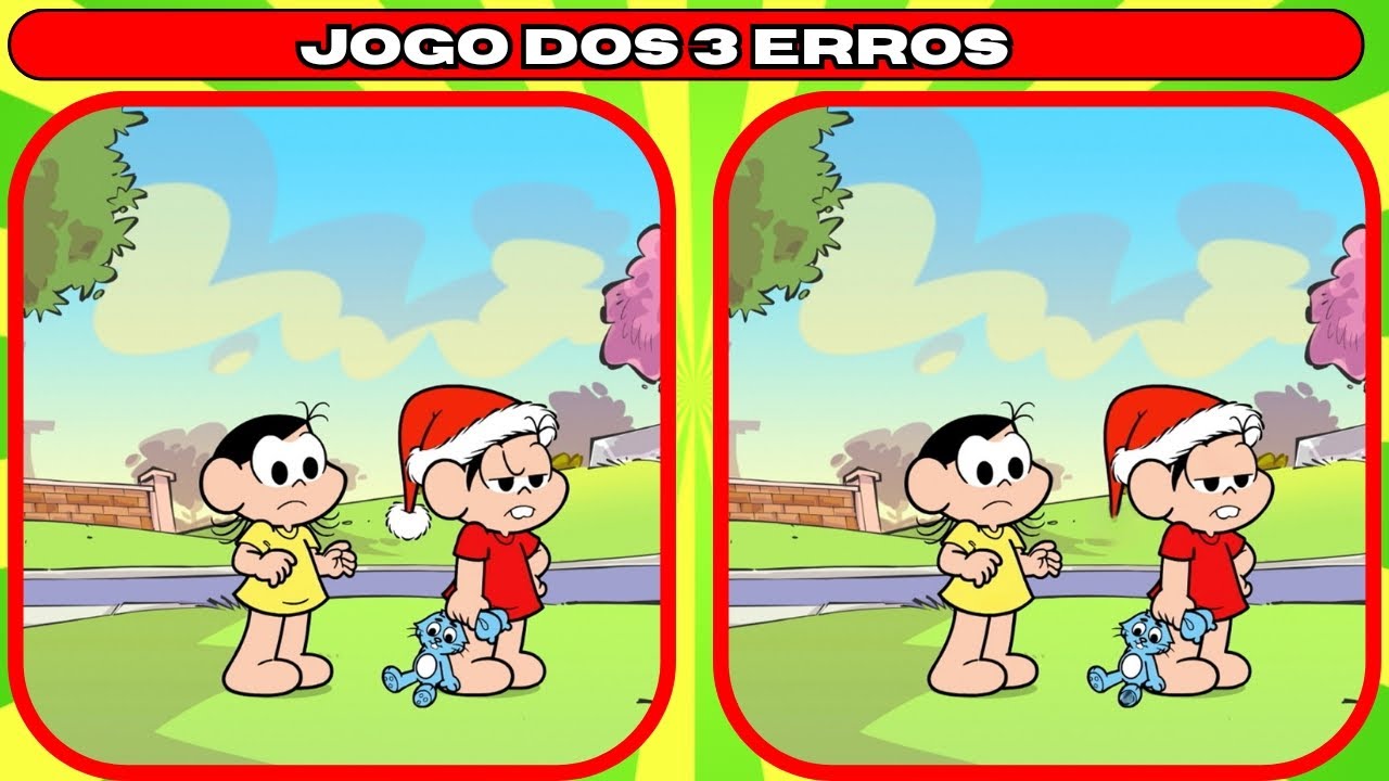 Jogo dos 3 erros- Desafios para brincar. Quiz animados - Jogo dos 7 ...