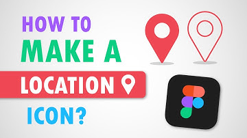 How to make a Location pin Icon using Figma {EASY} !
