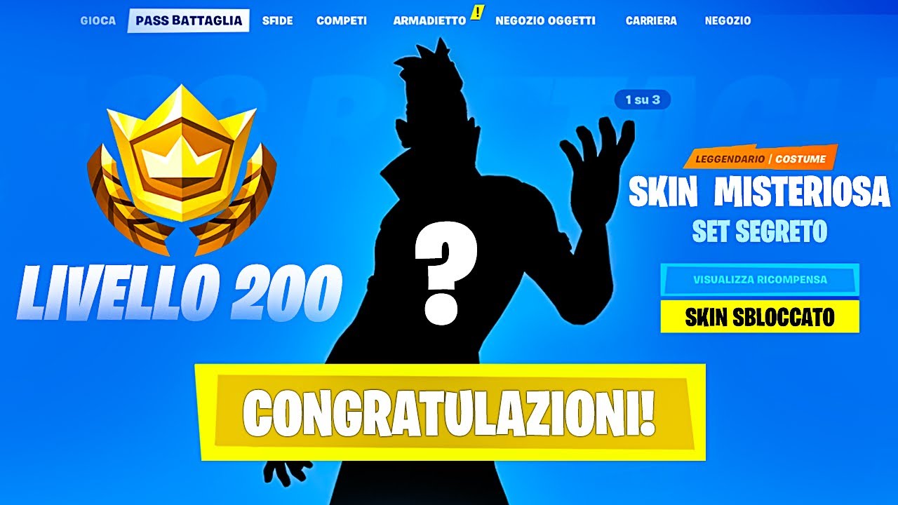 COSA Si SBLOCCA QUANDO ARRIVI A LIVELLO 200 Su Fortnite 2 YouTube