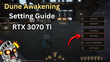 Dune Awakening Game Settings ( RTX 3070 Ti )