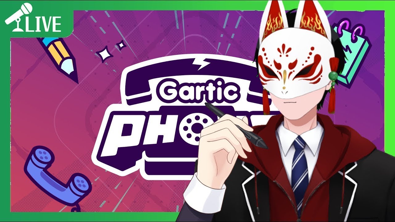 【⛩GarticPhone】参加型!誰でもどうぞ【#新人vtuber vtuber 】