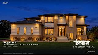 23589 N Owl Ct Lake Barrington IL | $1.75M Luxury Home Tour | 4 Bed 5 Bath