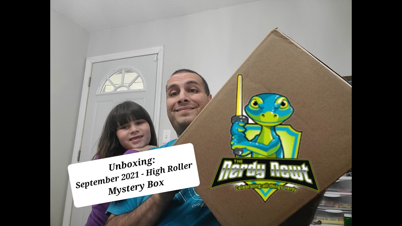 Unboxing   Nerdy Newt Sept 2021 High Roller Mystery Box