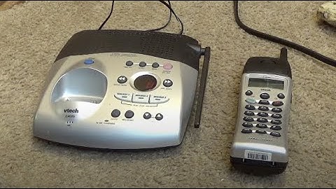 Vtech 2468 2.4 GHz Cordless Phone Base Speaker Repair