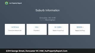 3/314 George Street, Doncaster VIC 3108 | AuPropertyReport.Com