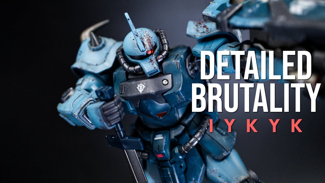 Светодиодный Monoeye с HG Gouf Custom + больше деталей поверхности.