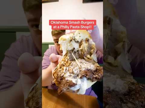 Oklahoma Smash Burger at a Philly Pasta Shop