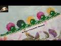 Crochet new lace pattern crochet dupatta lace by arbinas colourful threads