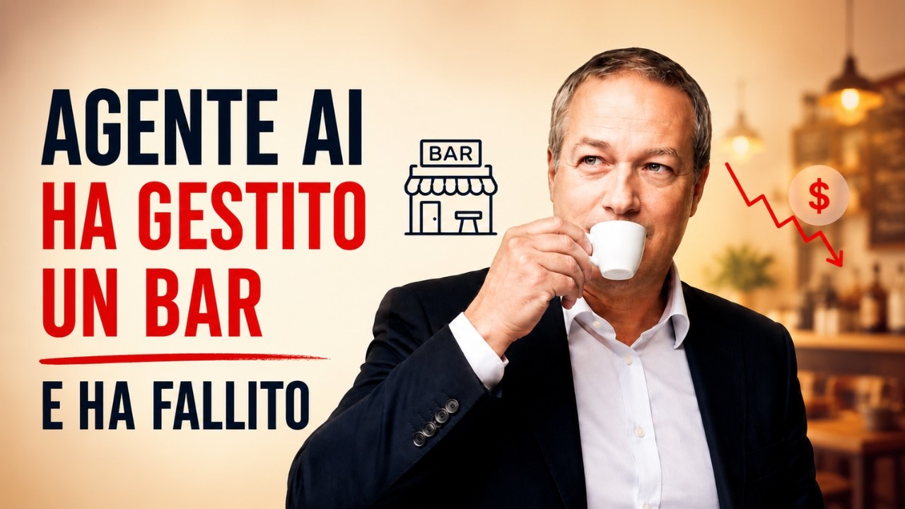 Un agente AI ha gestito un Bar. Ha mentito e ha perso soldi. Chi ne risponde?