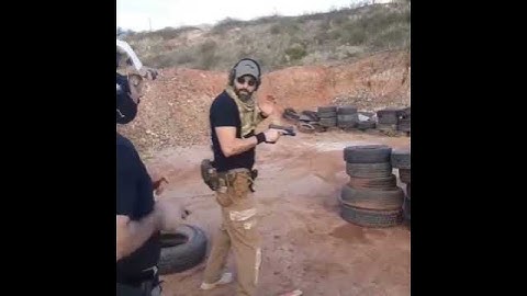 Tiro instintivo, excelente técnica se las recomiendo, también se puede practicar en seco!!