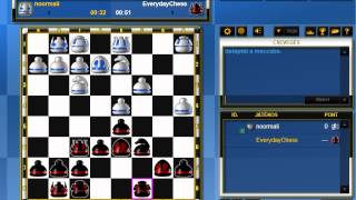 Playing 1min chess online at Flyordie 