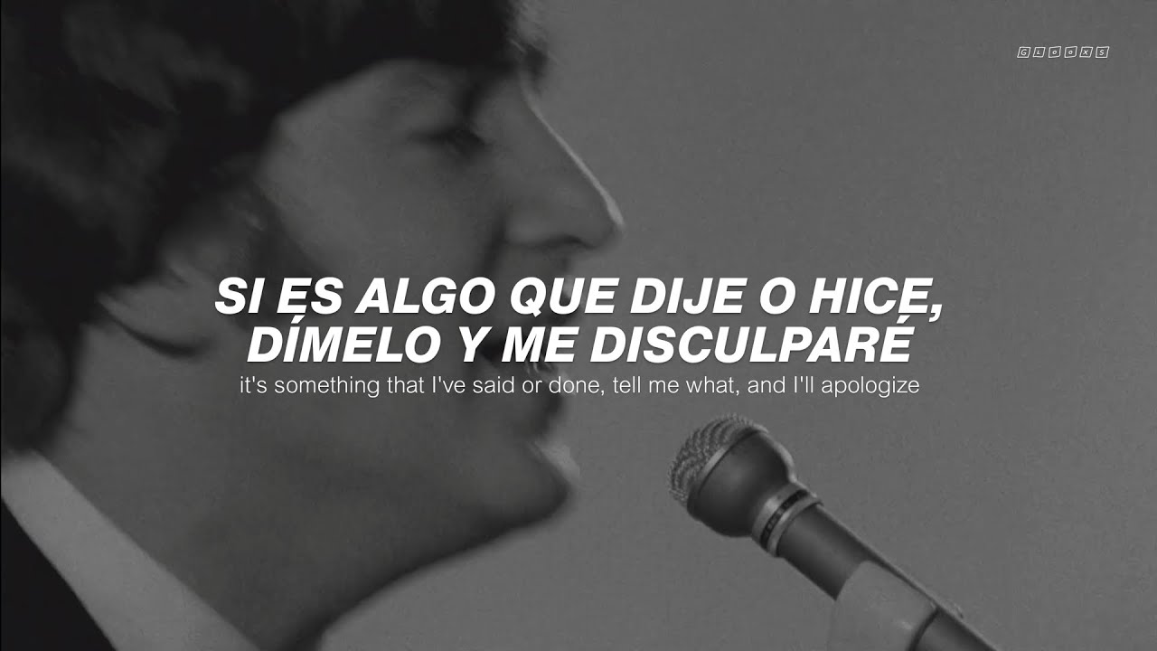 The beatles tell me why sub espa ol youtube