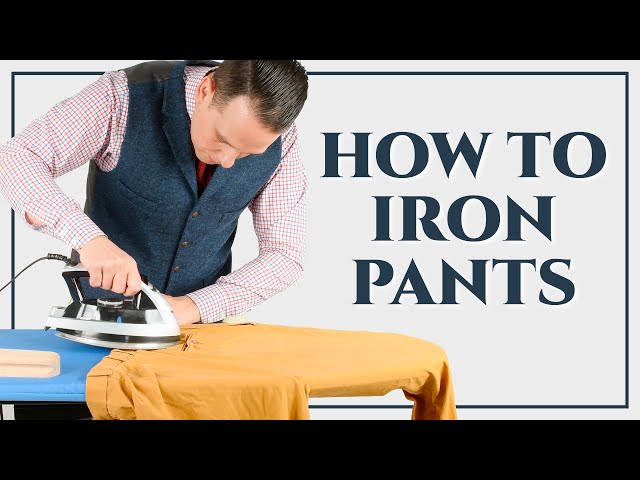 Can You Iron Suit Pants? Things You Should Know – Flex Suits