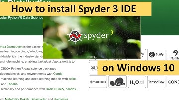 How to install Spyder IDE on Windows 10