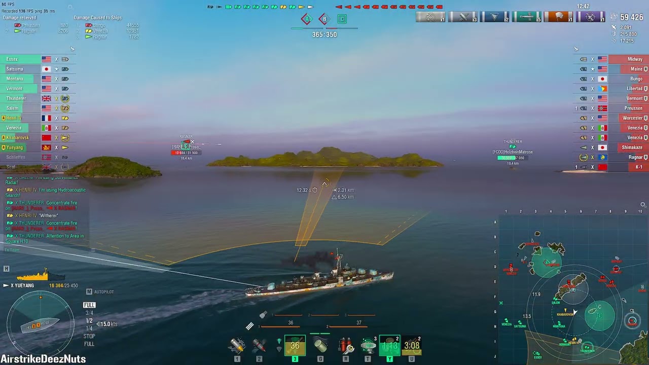 Торпедное наводнение сокрушает линкоры!