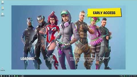 How to create a desktop shortcut for Fortnite.