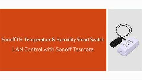 Configure Sonoff Tasmota and Domoticz to display TH Sensor Data