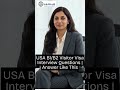 USA B1/B2 Visitor Visa Interview Questions | US Tourist Visa Interview guide | Answer like this