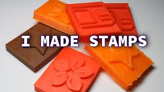 Can You Make 3D Printed Stamps I Tried...