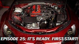 2.5 Engine FIRST START! DIY Cleaning Injectors - 2.5 Swap Episode 25